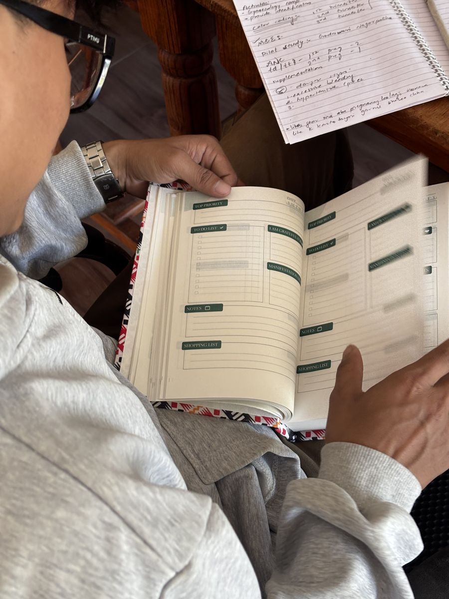 Field notes from listening sessions with pregnant women